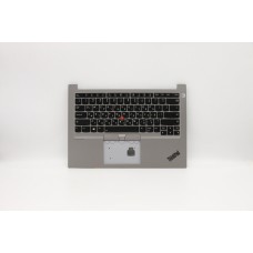 LENOVO ThinkPad  E14 - Top Cover Silver com teclado, com Stickpoint, com Backlight, layout em Hebraico